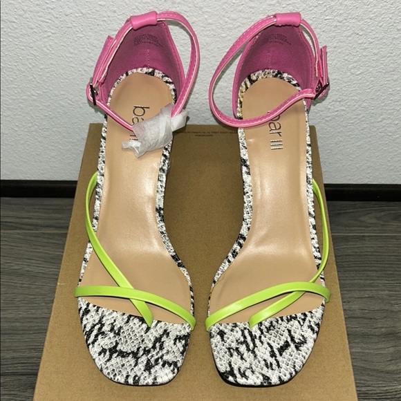 Bar III Womens Blakke Faux Leather Dressy Dress Sandals - Picture 2 of 6